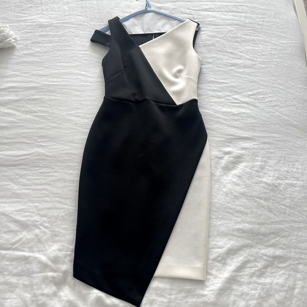 Calvin Klein Black and White Dress